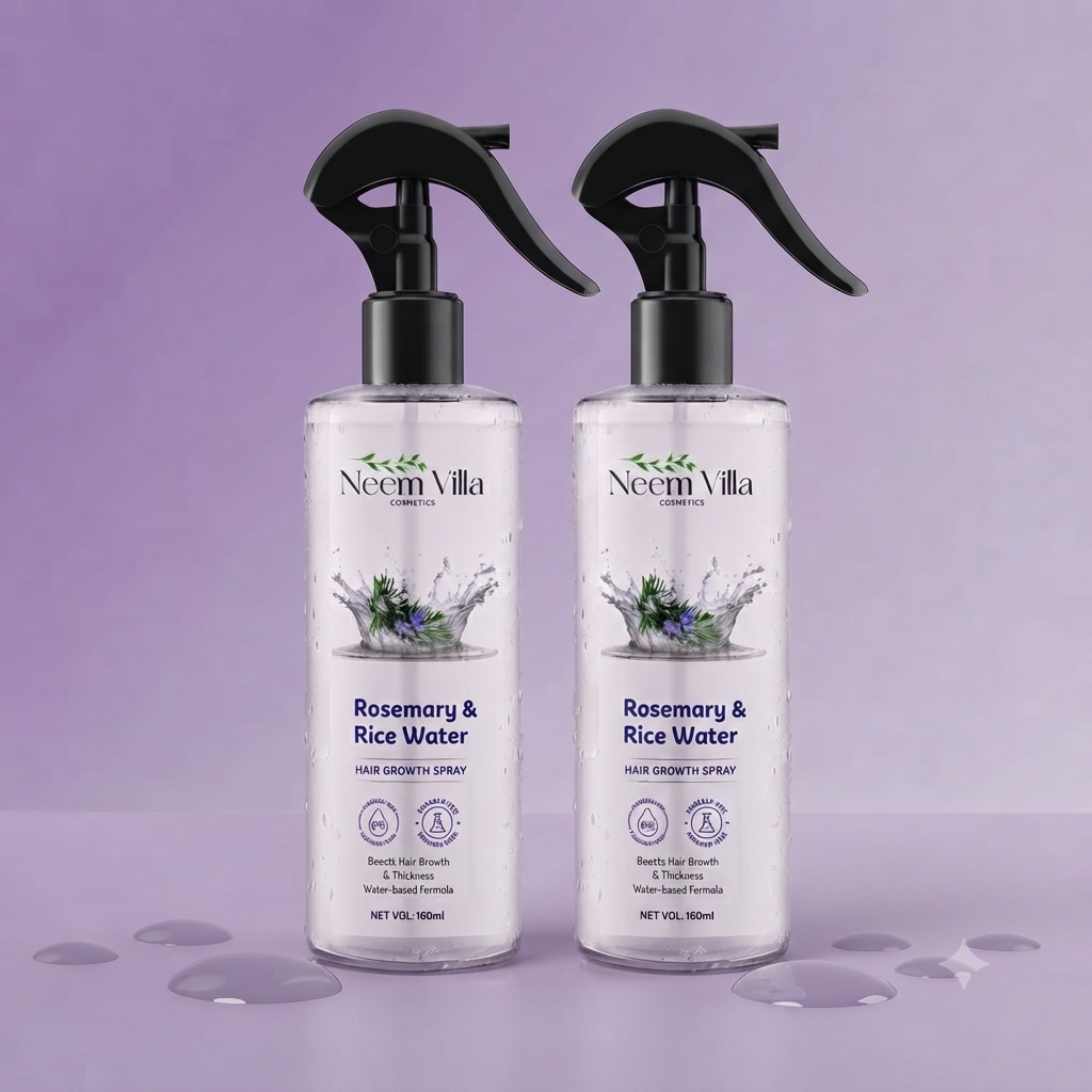 Neem Villa Rosemary & Rice Water Hair Growth Spray